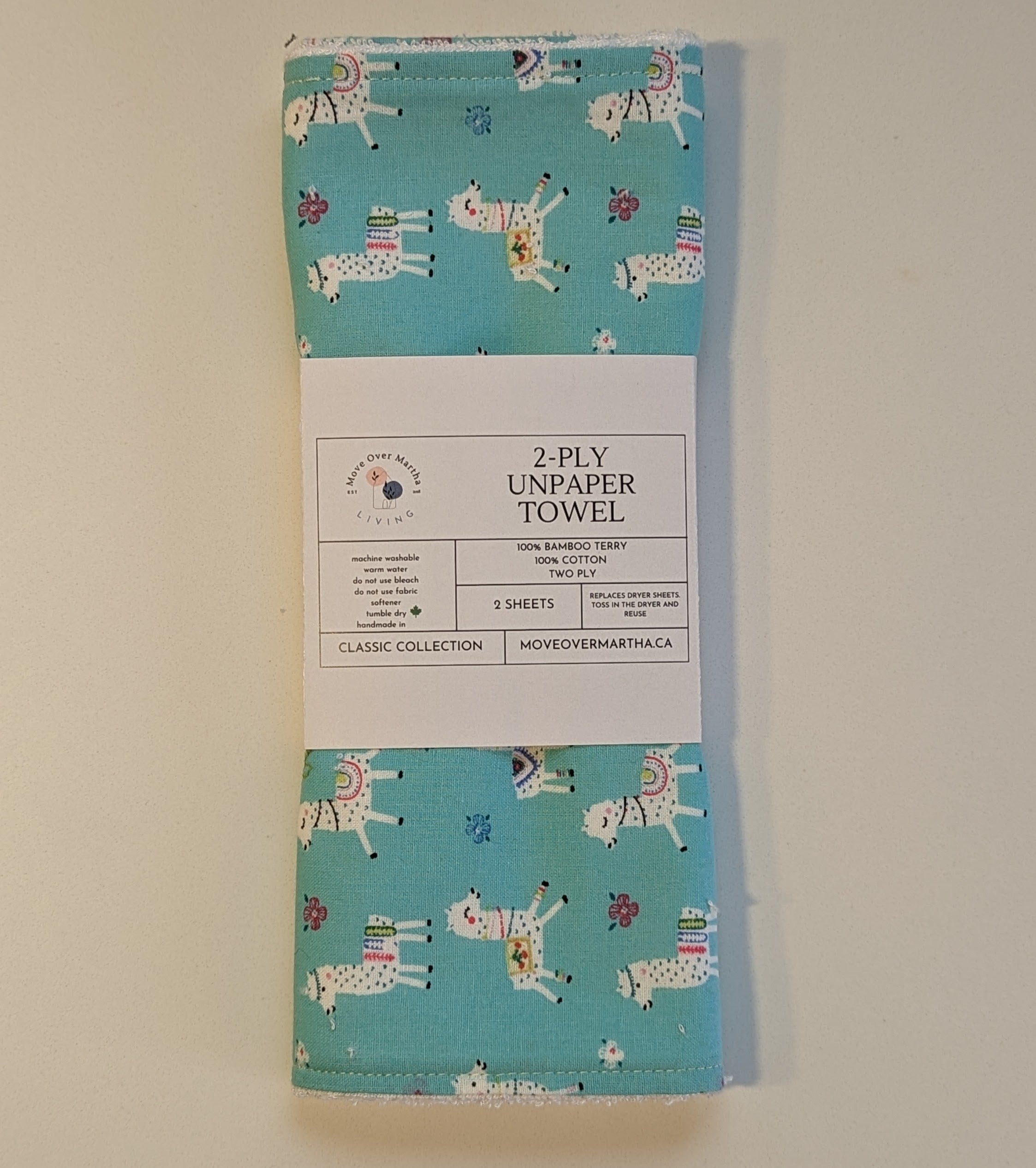 Llamas 2-Ply Unpaper Towels