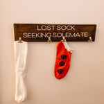 Load image into Gallery viewer, Lost Sock Seeking Solemate | Laundry Room Sign
