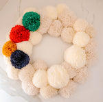 Load image into Gallery viewer, Canadiana Wreath | Pompom Wreath
