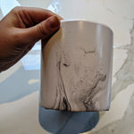 Load image into Gallery viewer, Imma Succa For You Indoor Marble Pot From a Different Angle
