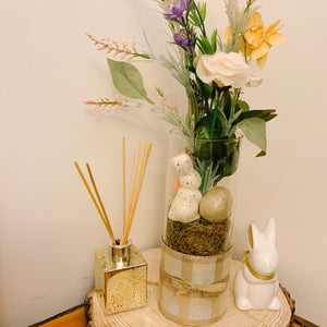 Easter Floral Arrangement/Easter vases/Easter Table Decor/Silk flower Vases/Whimsical Easter Decor/ Easter Gift//Easter/Farmhouse Easter