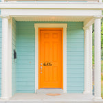 Load image into Gallery viewer, Hello Door Decal|Goodbye Decal|Address|Front Door Decal|Housewarming Door|Camper Door Decal|Curb Appeal| Renos| Cottage Decal| Custom
