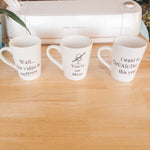Load image into Gallery viewer, Funny Mugs/Work Mugs/Ceramic Mugs/Coffee Lover/Tea Mug/Minimalist Mug/Mug/Hygge/Cozy/Inspirational Gift/New Job/Tea Lover/You&#39;re on Mute/Tea
