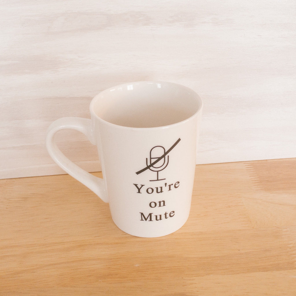 Funny Mugs/Work Mugs/Ceramic Mugs/Coffee Lover/Tea Mug/Minimalist Mug/Mug/Hygge/Cozy/Inspirational Gift/New Job/Tea Lover/You&#39;re on Mute/Tea