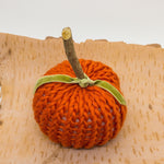 Load image into Gallery viewer, Knit Pumpkin| Knit Decor| Home Decor| Fall Decor| Halloween| Pumpkin|Farmhouse Decor|Wedding Decor/Rustic Decor/Hand Knitted Pumpkin/Gift
