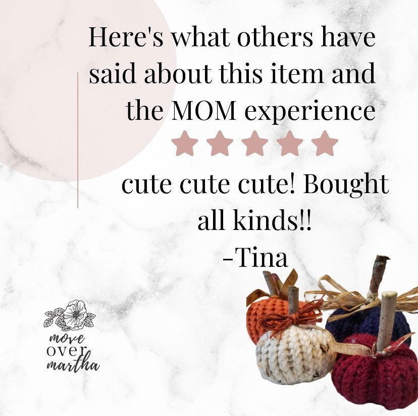 Knit Pumpkin| Knit Decor| Home Decor| Fall Decor| Halloween| Pumpkin|Farmhouse Decor|Wedding Decor/Rustic Decor/Hand Knitted Pumpkin/Gift