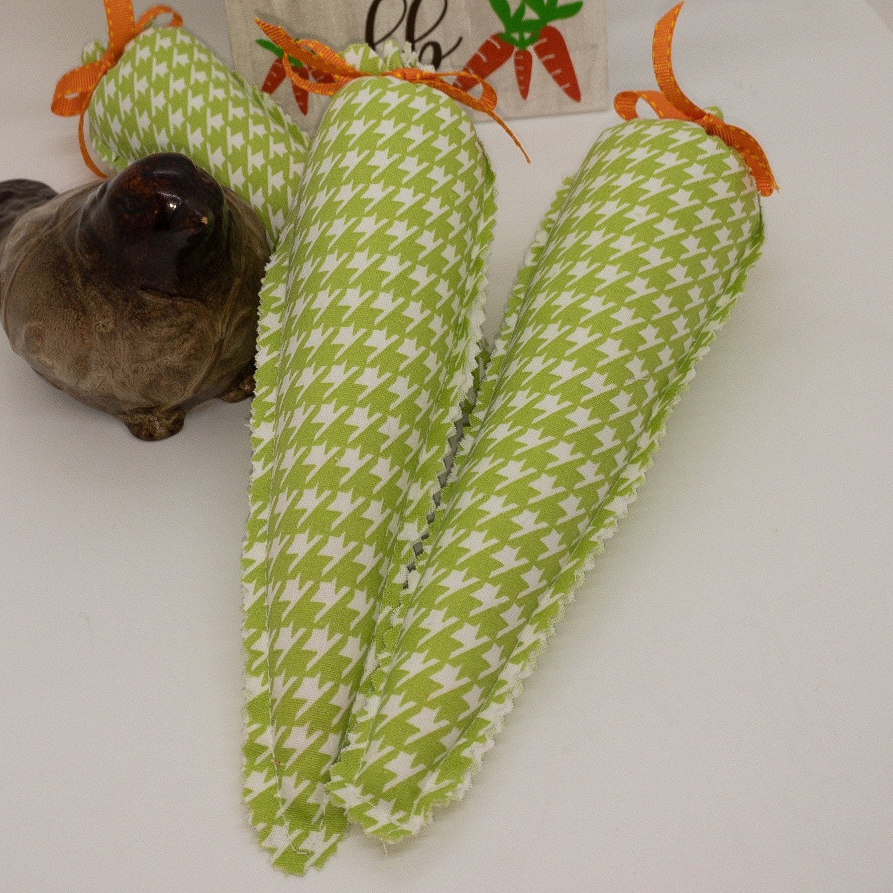 Easter Carrots|Handmade Fabric Carrots|Fabric Easter Carrots|Easter Basket Filler|Tiered Tray Decor|Spring Decor|Wreath Filler|Rustic Carrot