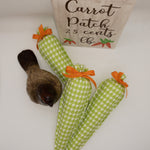 Load image into Gallery viewer, Easter Carrots|Handmade Fabric Carrots|Fabric Easter Carrots|Easter Basket Filler|Tiered Tray Decor|Spring Decor|Wreath Filler|Rustic Carrot
