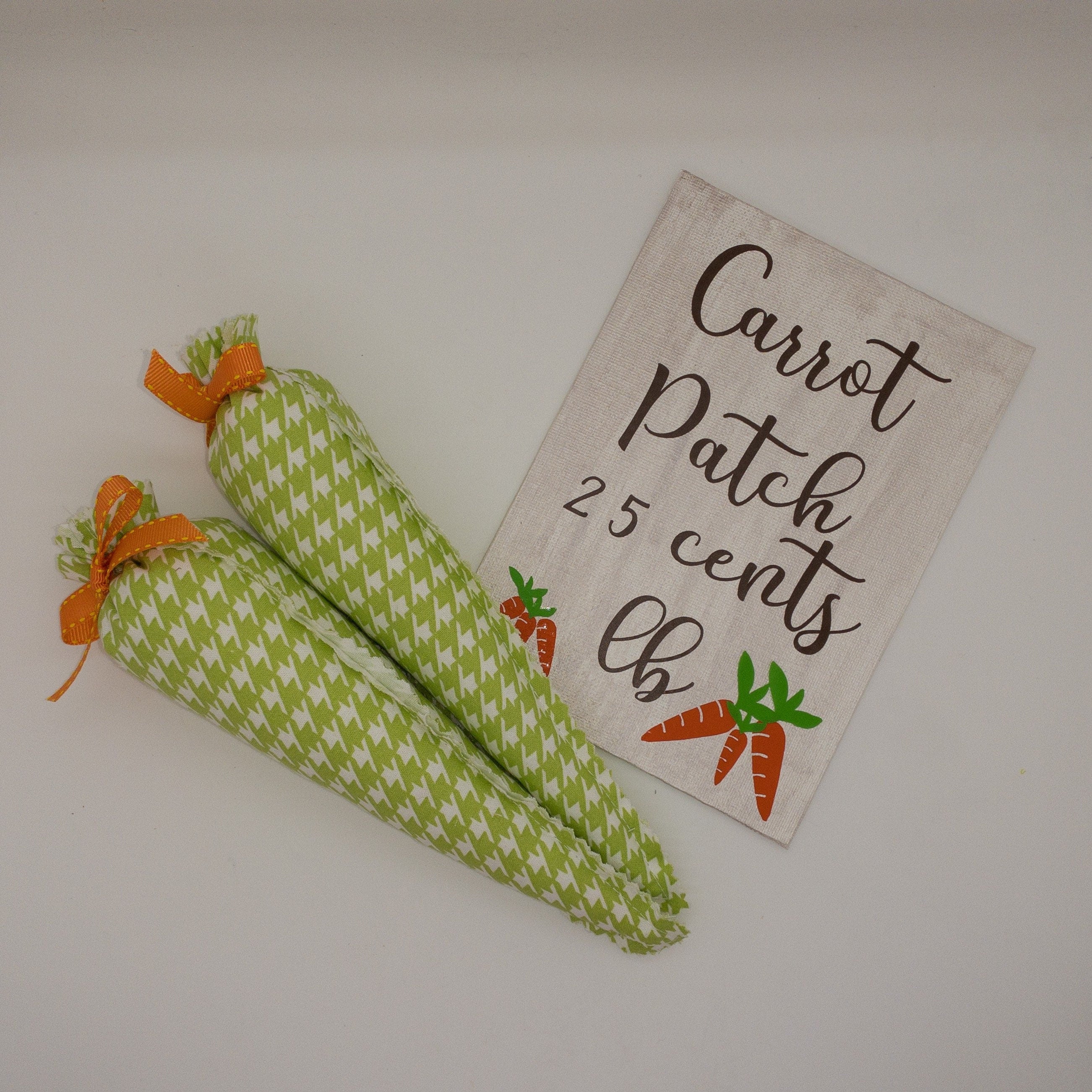 Easter Carrots|Handmade Fabric Carrots|Fabric Easter Carrots|Easter Basket Filler|Tiered Tray Decor|Spring Decor|Wreath Filler|Rustic Carrot