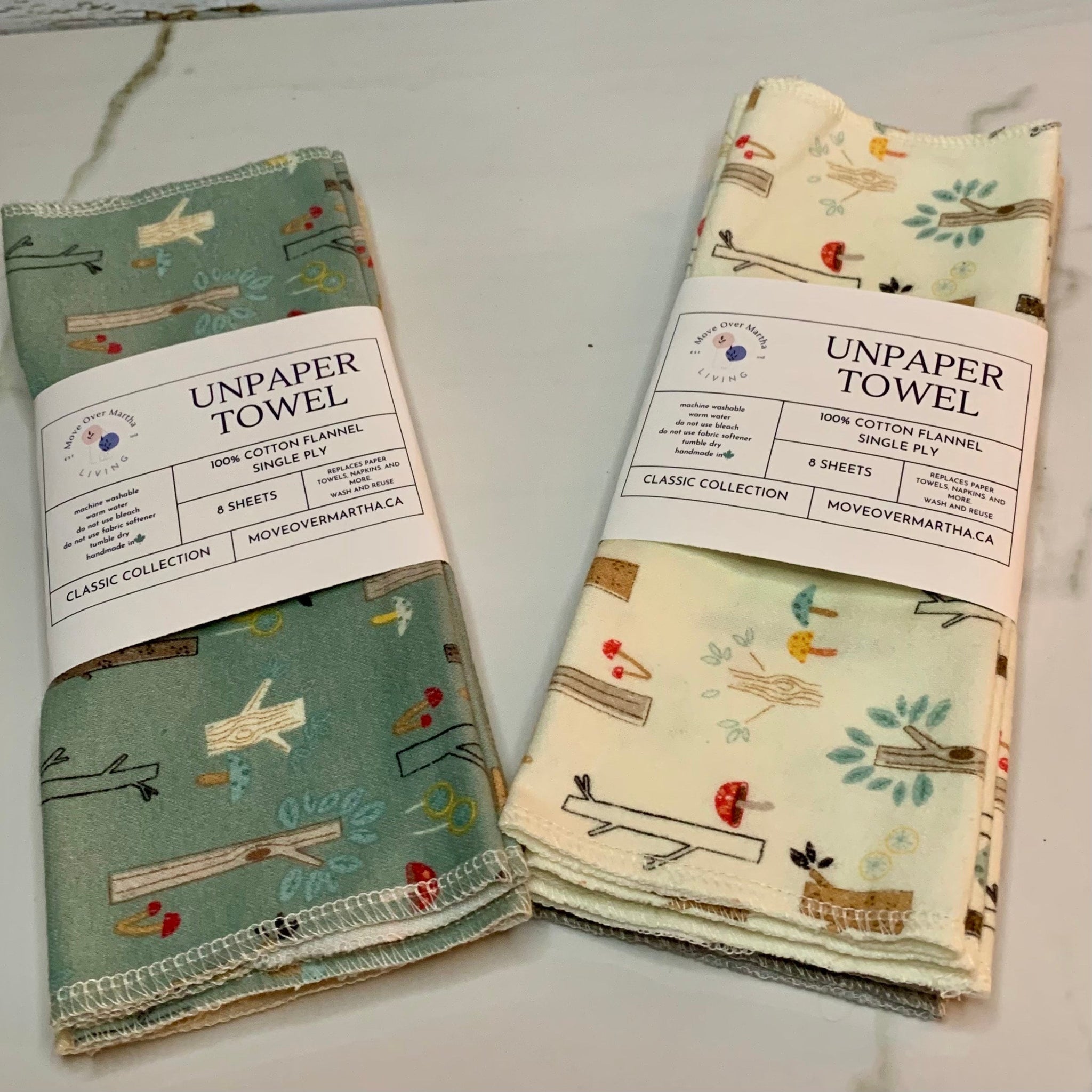 Unpaper Towels... save the environment save you money.