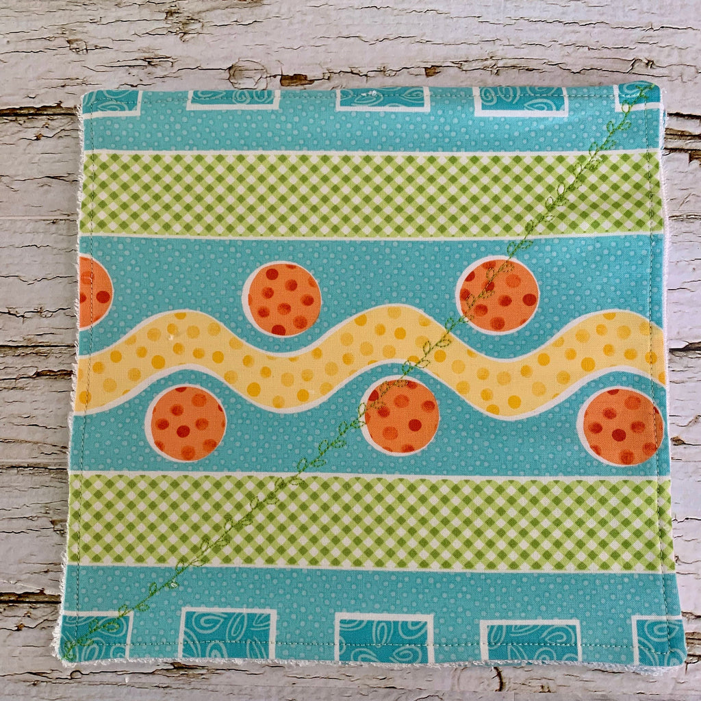 2ply Cleaning Cloths/Eco-Friendly Cloths/Aqua Print Cloths/Farmhouse Kitchen/Sustainable Cleaning Cloths/Canadian Made Cleaning Cloths/