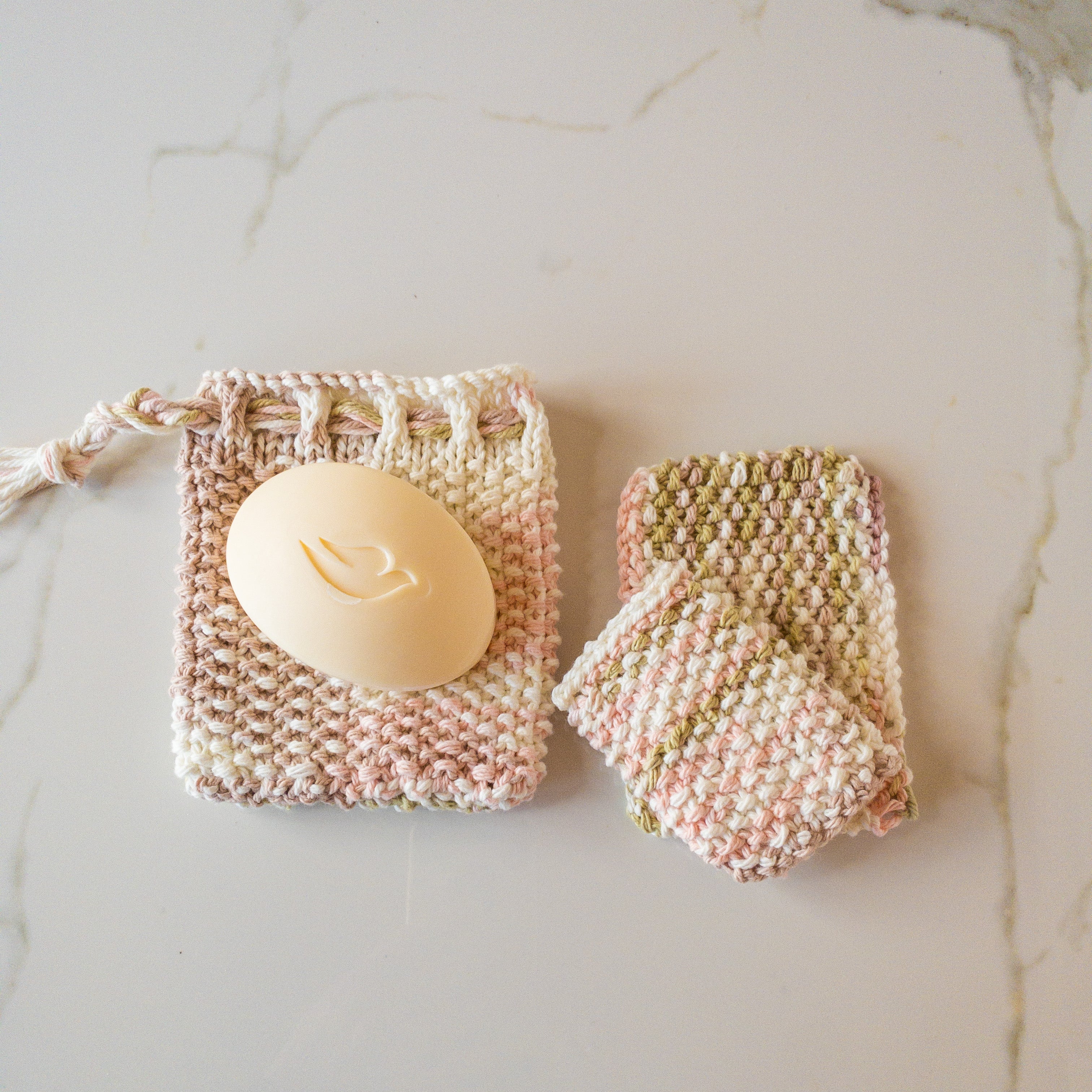 Soap Bags- Shades of Blush
