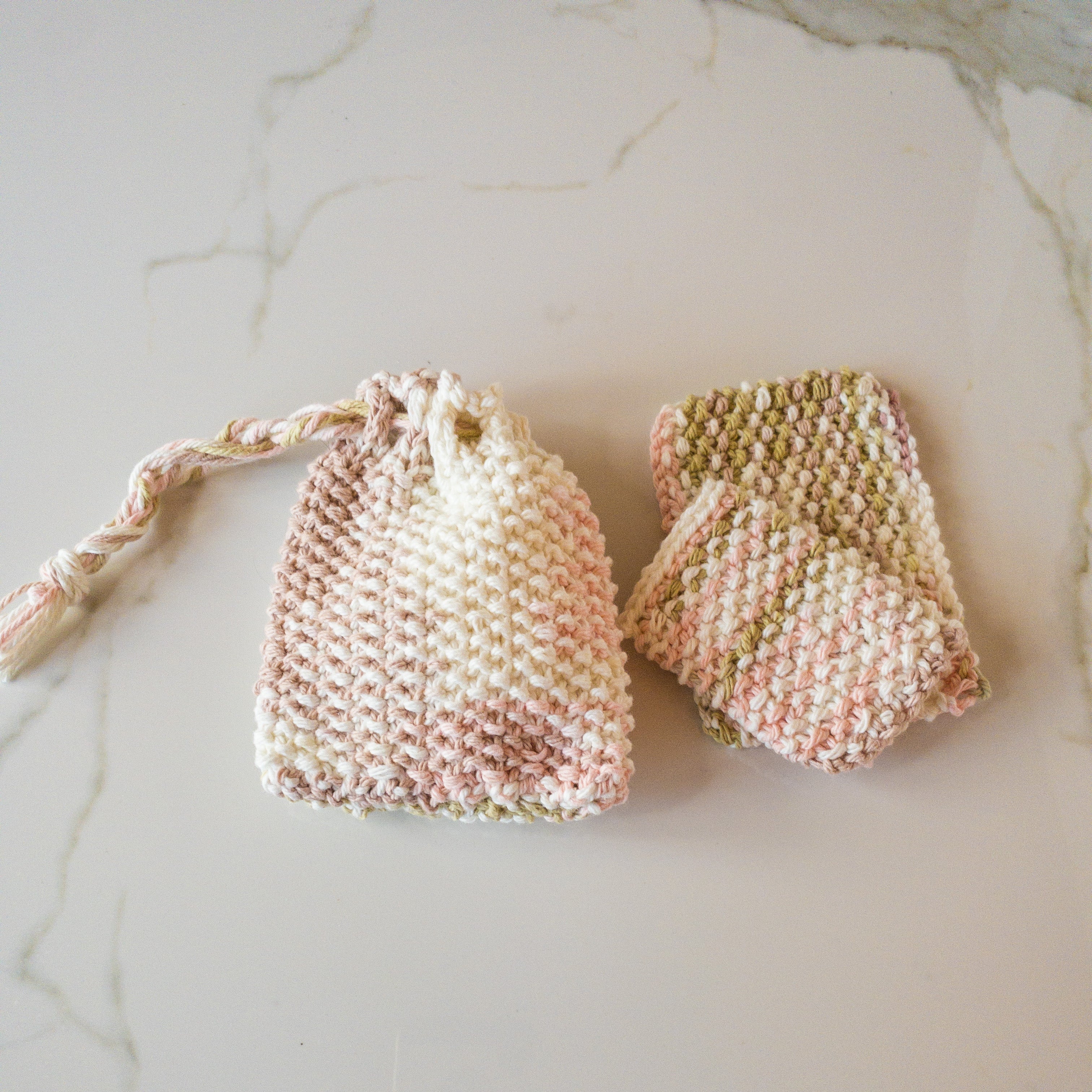 Soap Bags- Shades of Blush