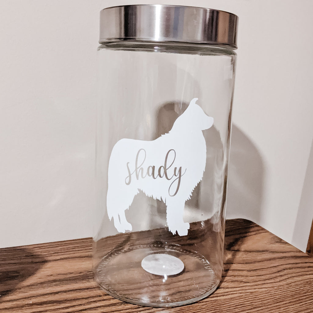 Personalised Dog Treat Jar