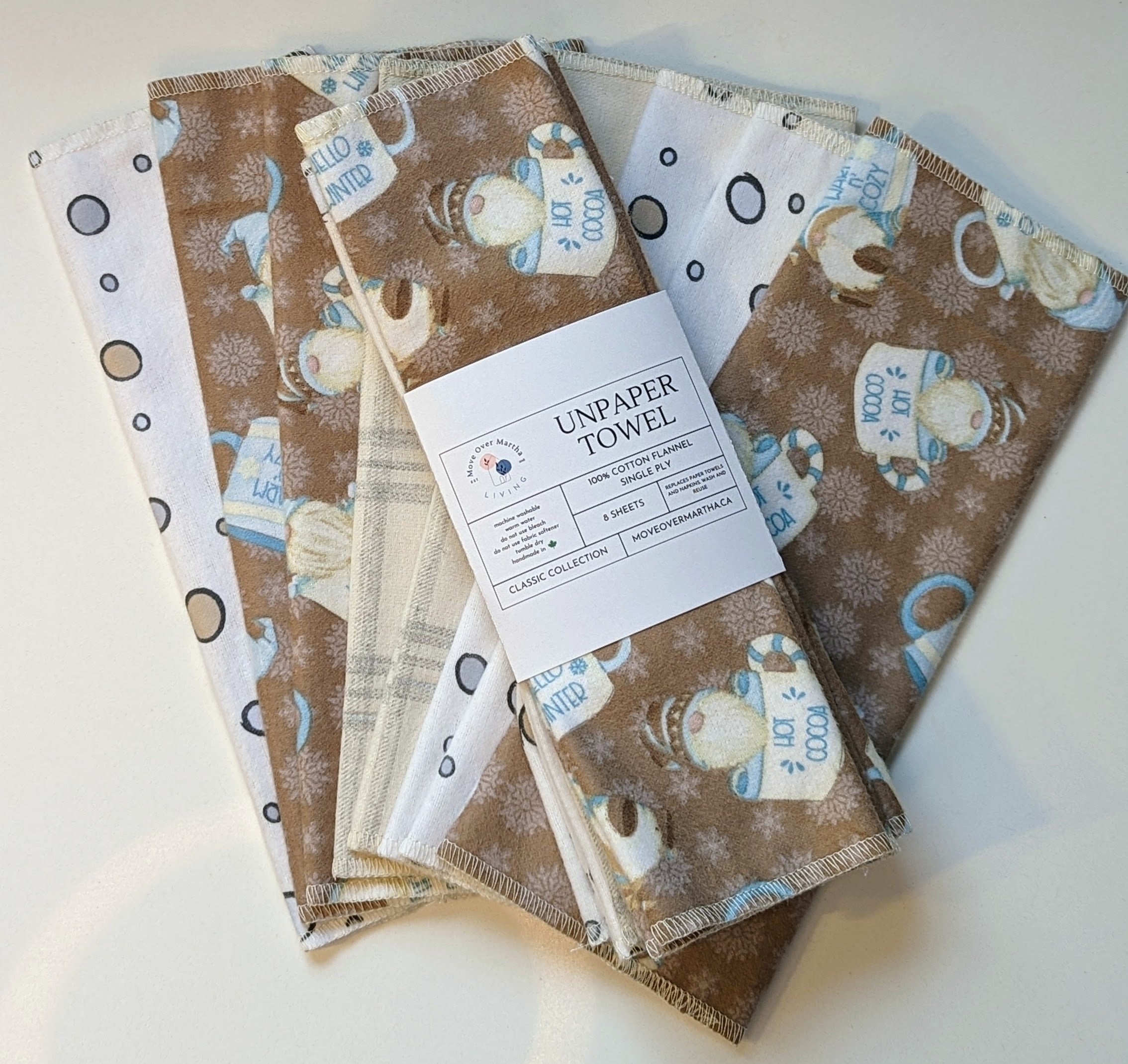 Gnomes & Cocoa Unpaper Towels