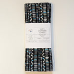 Load image into Gallery viewer, Aztec Black and Blue 2-Ply Unpaper Towel
