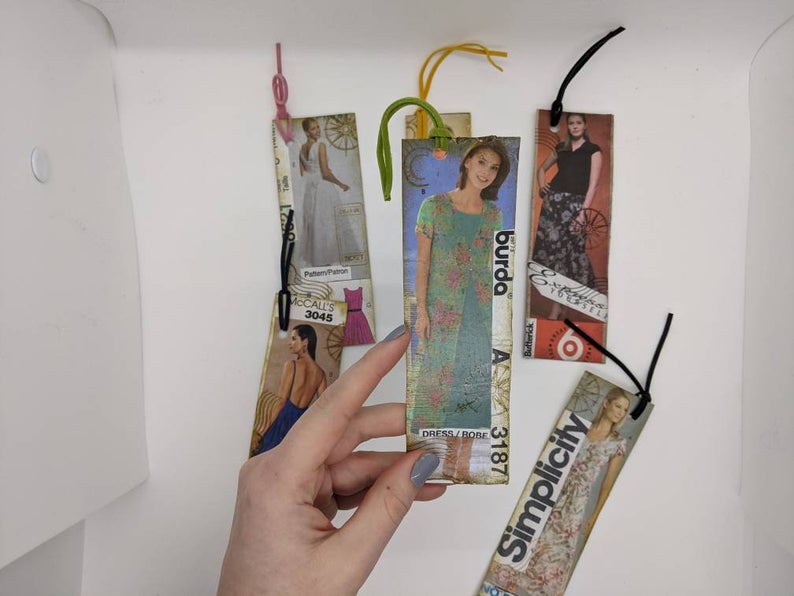Vintage Fashion Bookmark | Book Lover Gift