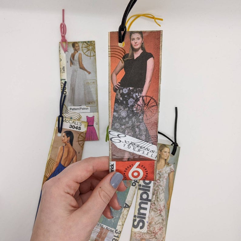 Vintage Fashion Bookmark | Book Lover Gift