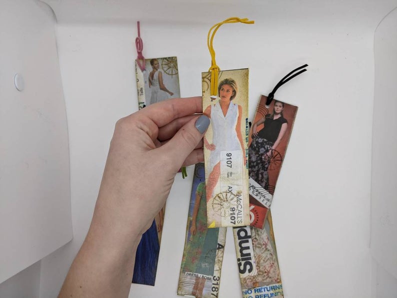 Vintage Fashion Bookmark | Book Lover Gift