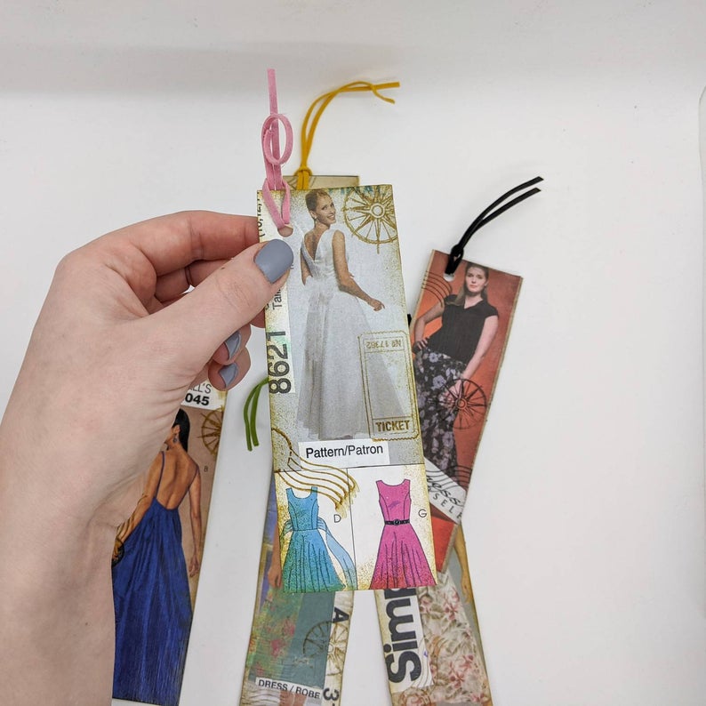 Vintage Fashion Bookmark | Book Lover Gift