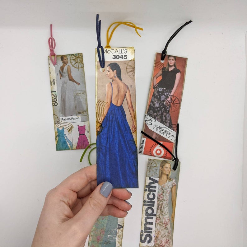 Vintage Fashion Bookmark | Book Lover Gift