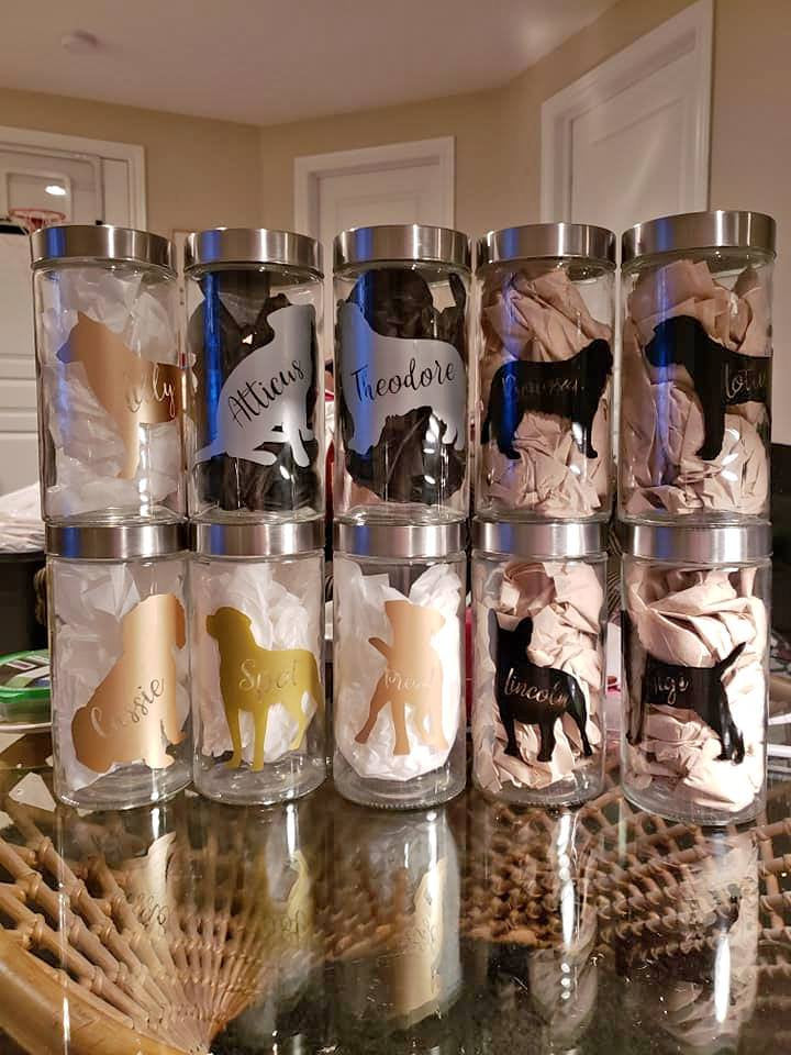 Personalized Doggy/Kitty Treat Jars