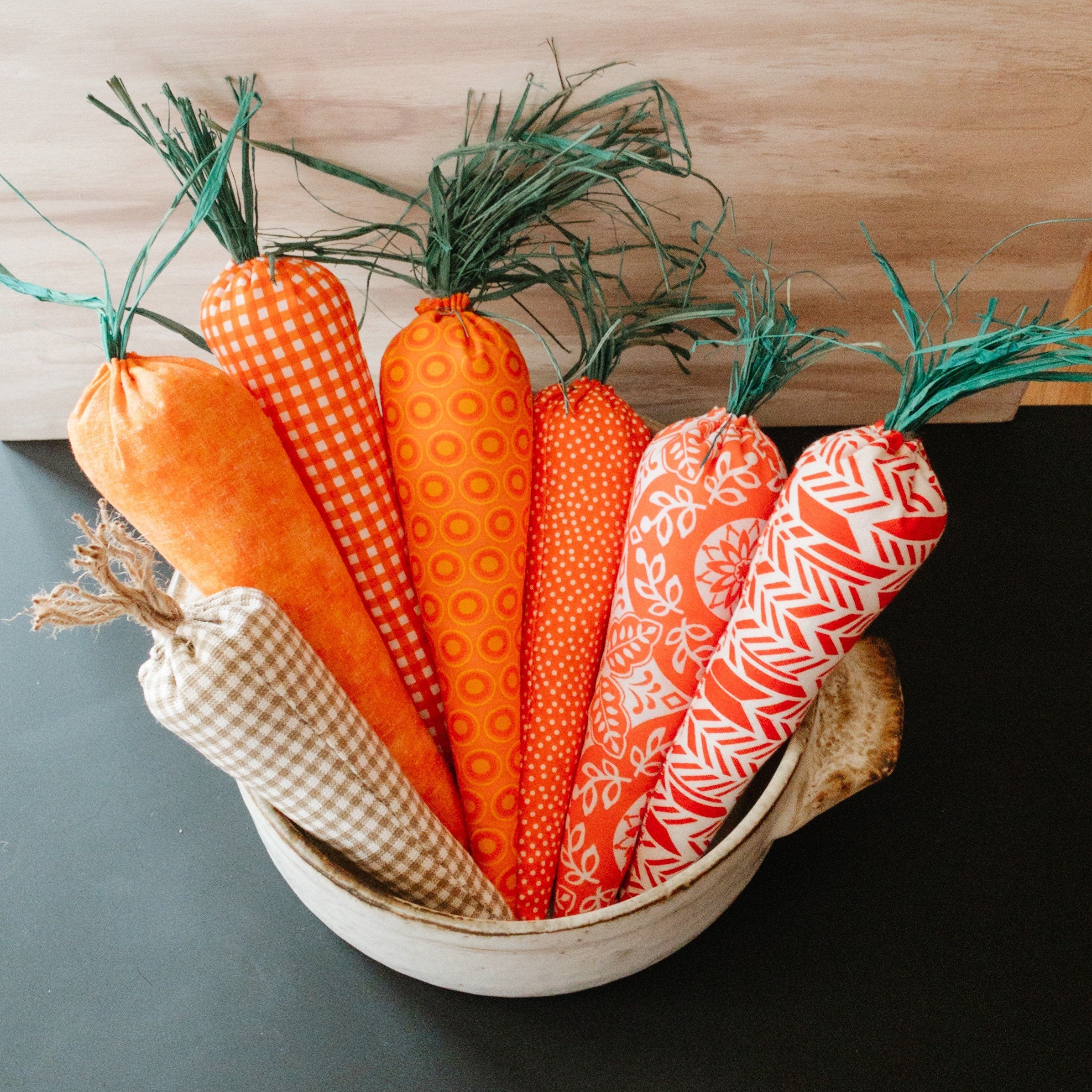 Easter Carrots|Handmade Fabric Carrots|Fabric Easter Carrots|Easter Basket Filler|Tiered Tray Decor|Spring Decor|Wreath Filler|Rustic Carrot