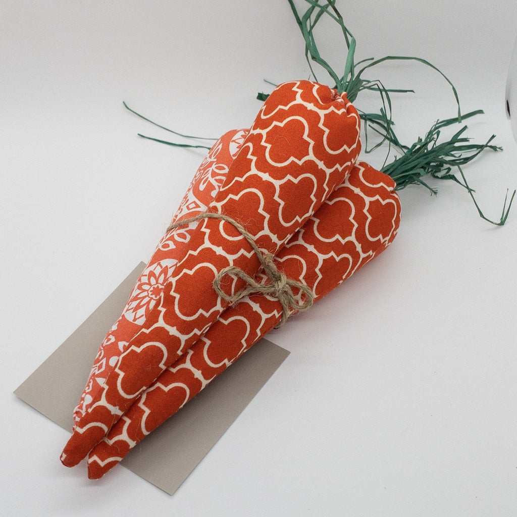 Easter Carrots|Handmade Fabric Carrots|Fabric Easter Carrots|Easter Basket Filler|Tiered Tray Decor|Spring Decor|Wreath Filler|Rustic Carrot
