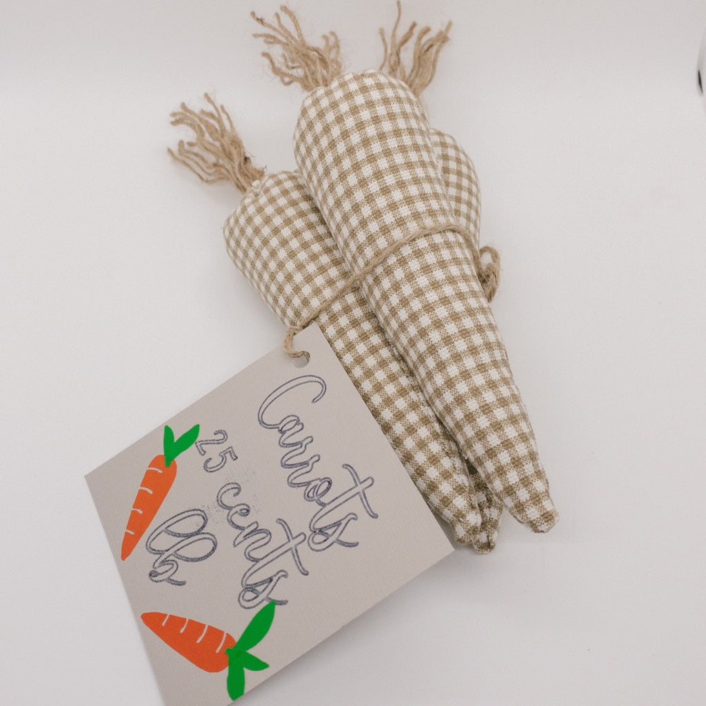 Easter Carrots|Handmade Fabric Carrots|Fabric Easter Carrots|Easter Basket Filler|Tiered Tray Decor|Spring Decor|Wreath Filler|Rustic Carrot