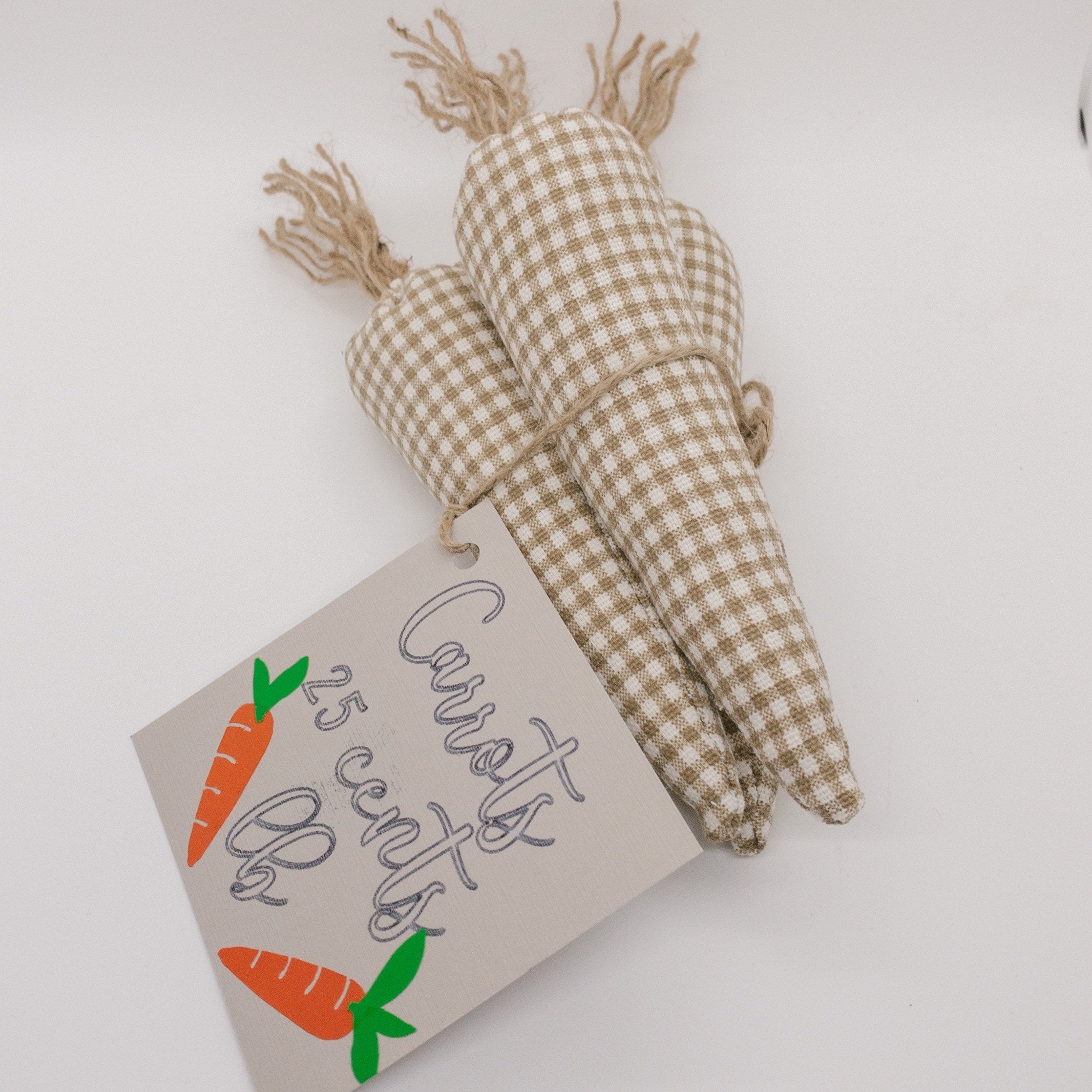 Easter Carrots|Handmade Fabric Carrots|Fabric Easter Carrots|Easter Basket Filler|Tiered Tray Decor|Spring Decor|Wreath Filler|Rustic Carrot