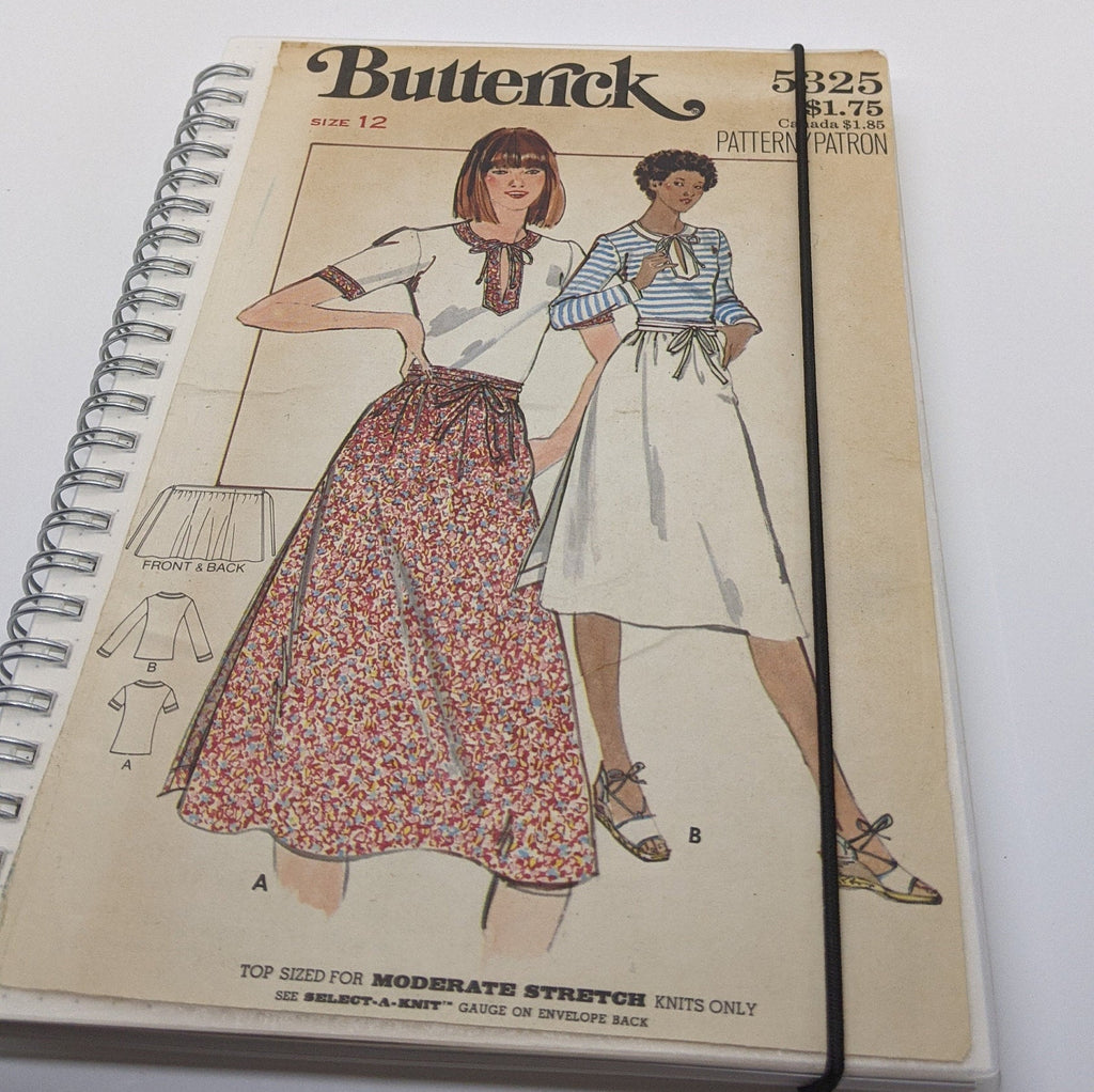 Vintage Fashion Notebook|Book Lover Gift|Sketchbook gifts|Women's Fashion Decor| Notebook Collector|Vintage Patterns|Eco-friendly