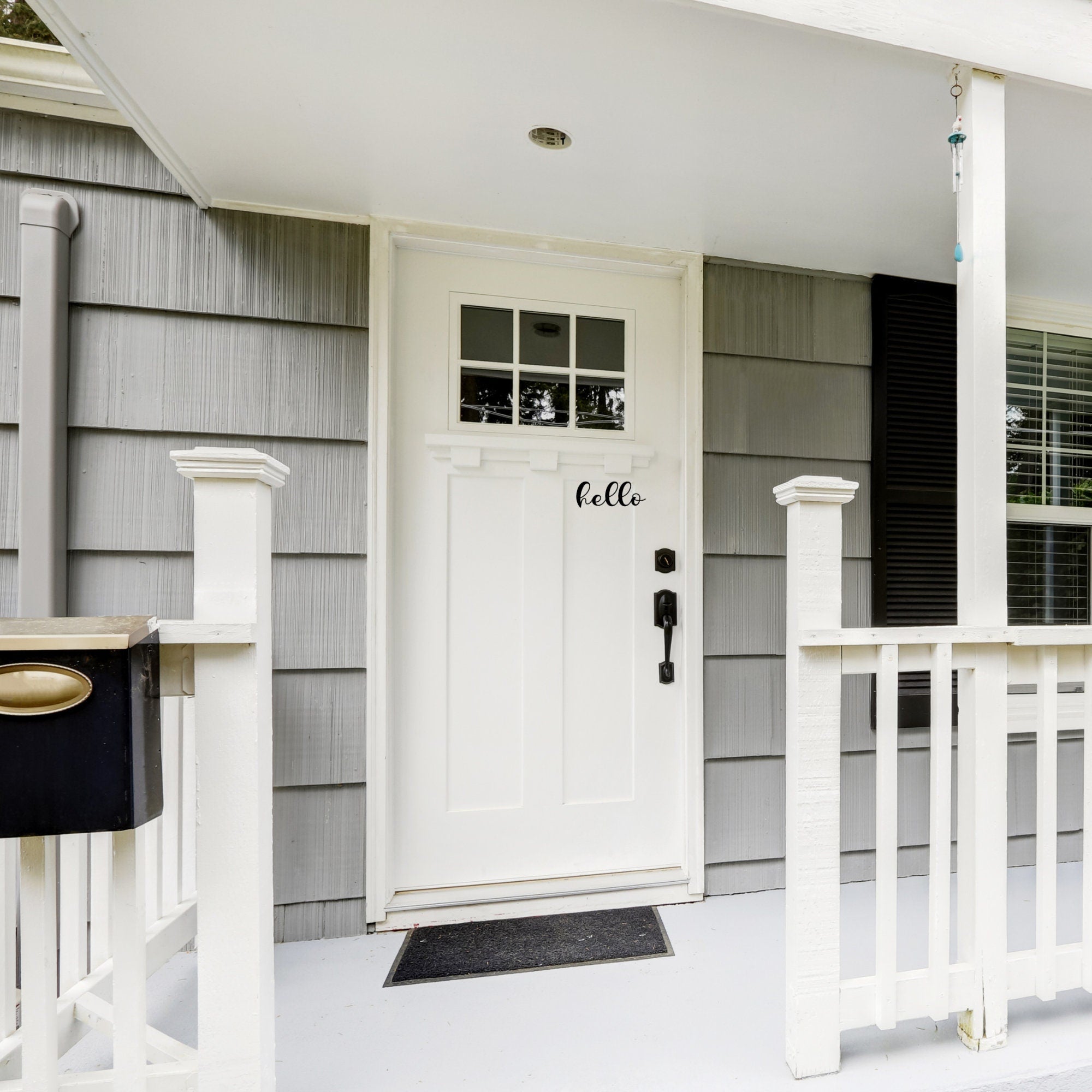 Door Decal|Address|Hello Front Door Decal|Goodbye Door|House Number|Front Door Decal|Curb Appeal| Renos| Hello Goodbye Decal| Custom