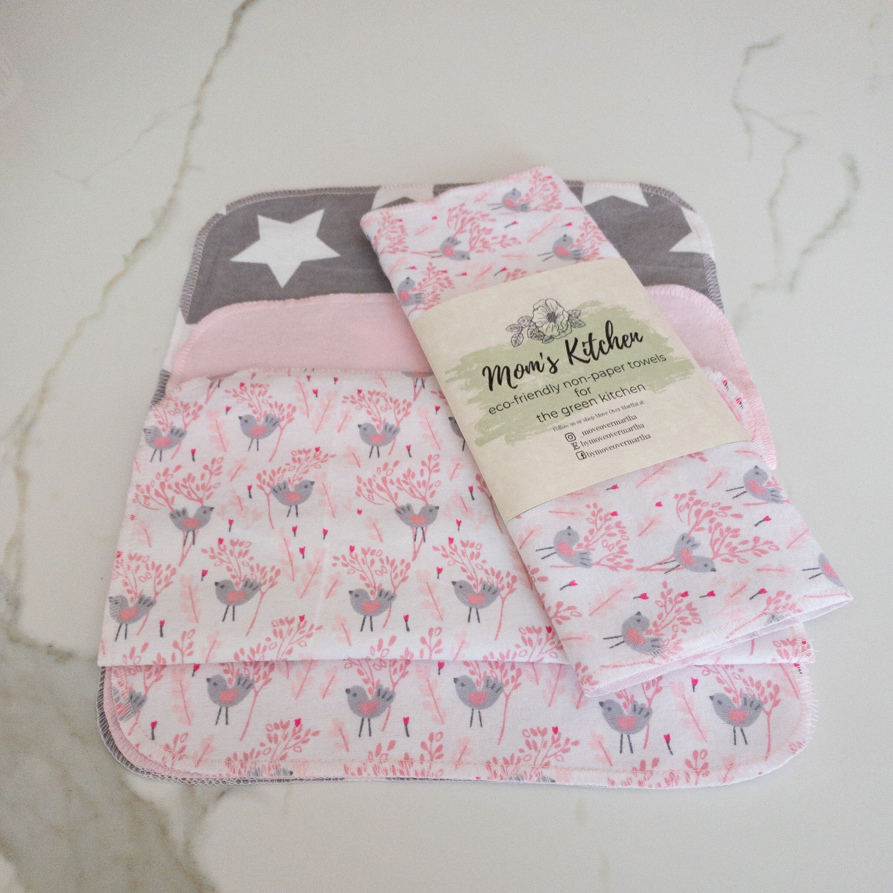 Eco-Friendly non-paper, Towels ,Natural Cleaning Towels, Unpaper Towels, Re-usable Product, Modern Flannel Towels, Clean-Kitchen Cloth  Ecos