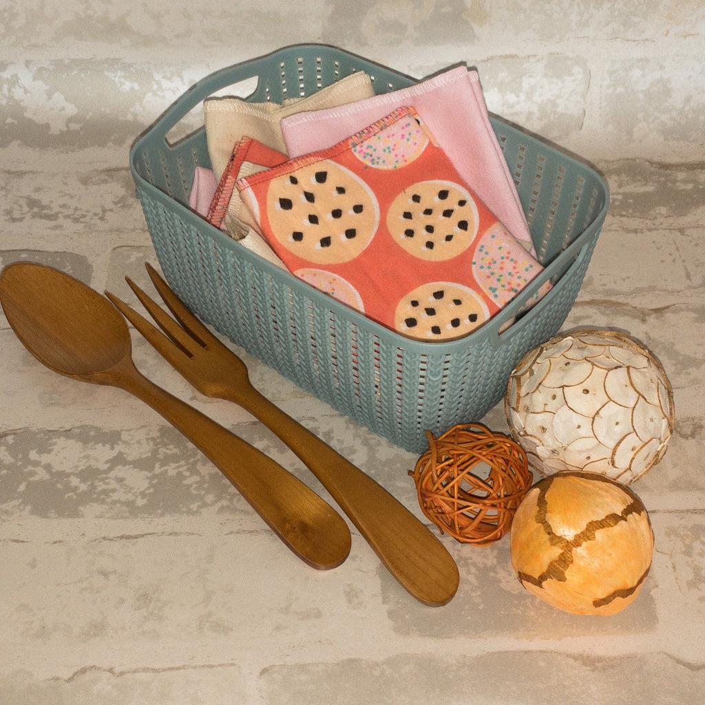 Eco Friendly Kitchen, Zero Waste kitchen, 1 Ply Cloth Unpaper towels, Natural Cleaning, Housewarming Gift, Paperless Kitchen Towels,