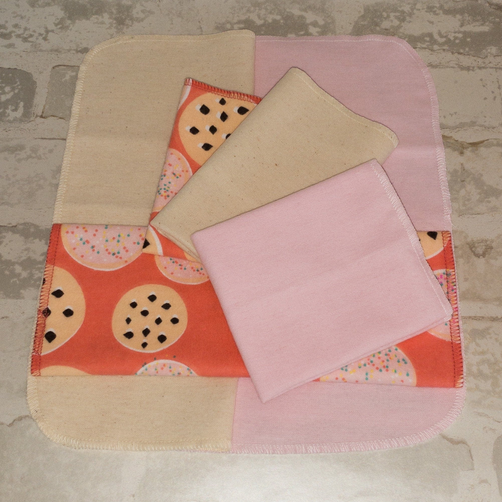 Eco Friendly Kitchen, Zero Waste kitchen, 1 Ply Cloth Unpaper towels, Natural Cleaning, Housewarming Gift, Paperless Kitchen Towels,