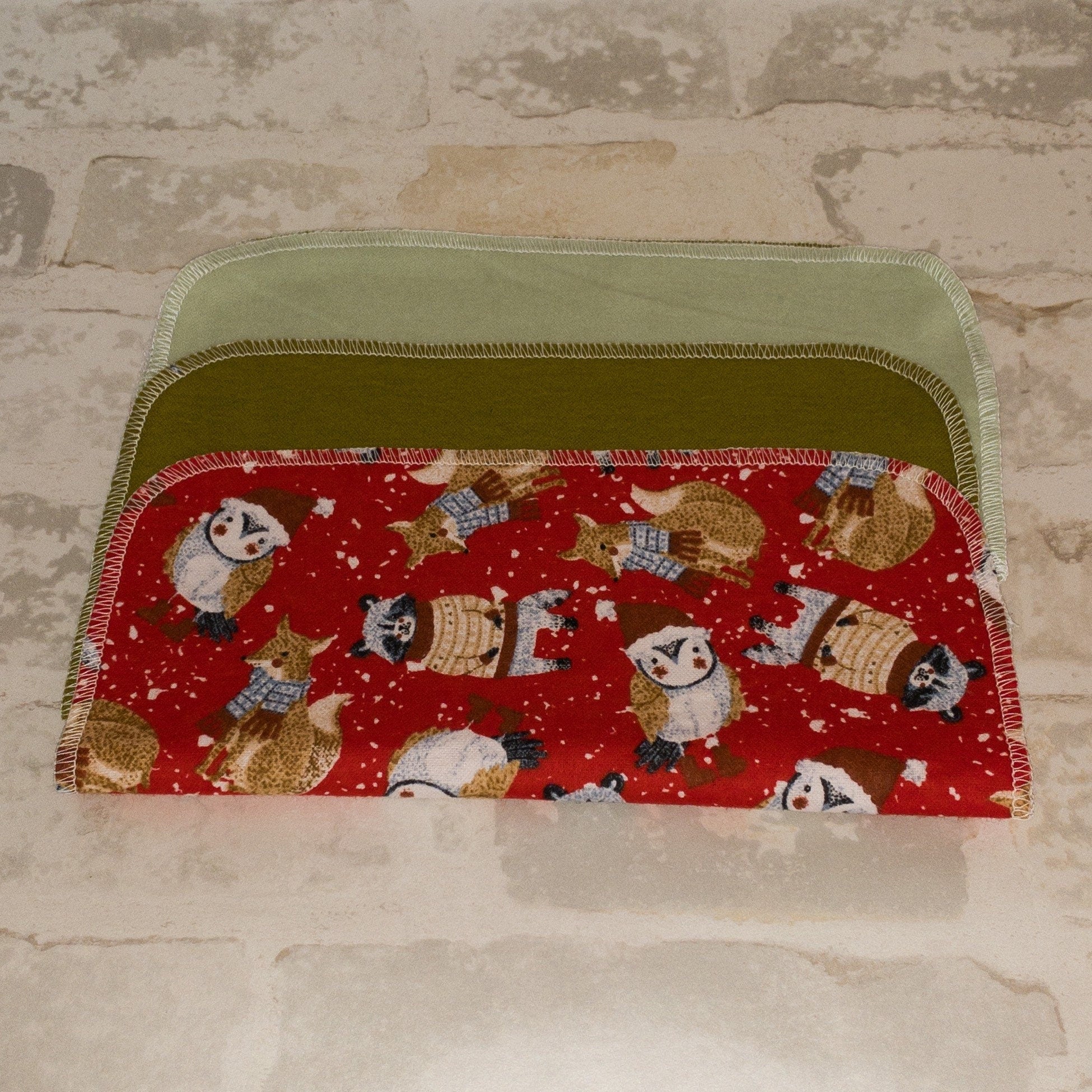 Eco Friendly Kitchen, Zero Waste kitchen, 1 Ply Cloth Unpaper towels, Natural Cleaning, Housewarming Gift, Paperless Kitchen Towels,