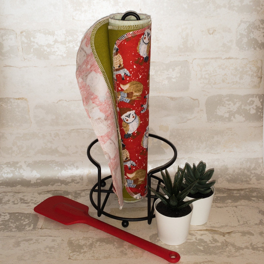 Eco Friendly Kitchen, Zero Waste kitchen, 1 Ply Cloth Unpaper towels, Natural Cleaning, Housewarming Gift, Paperless Kitchen Towels,