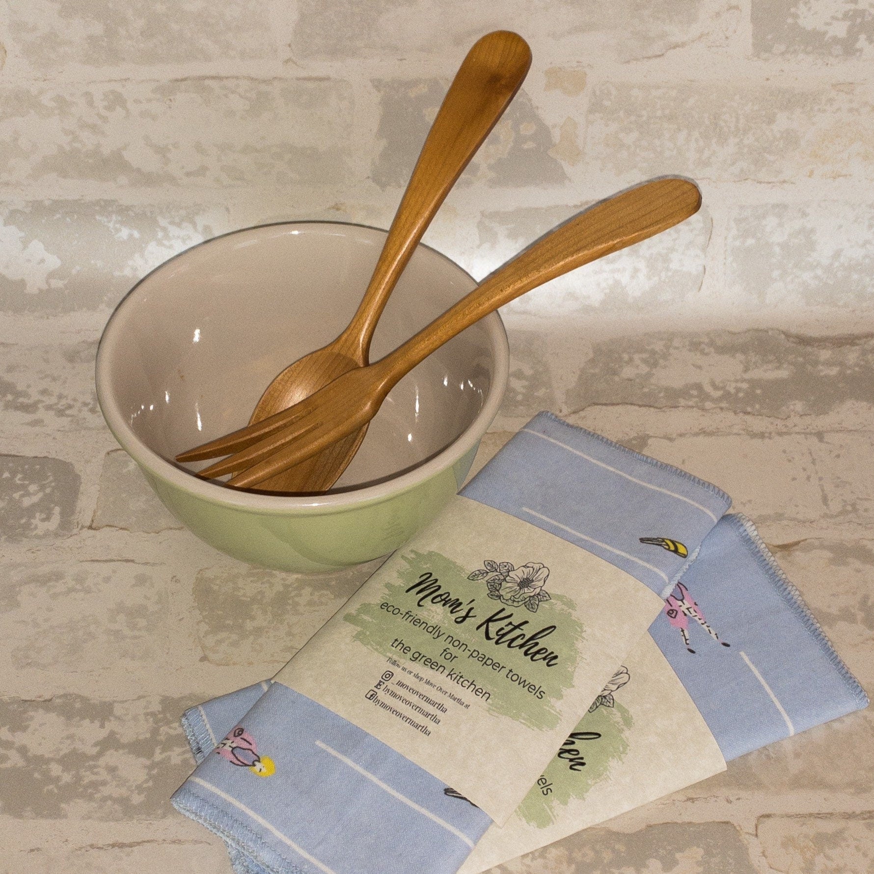 Eco Friendly Kitchen, Zero Waste kitchen, 1 Ply Cloth Unpaper towels, Natural Cleaning, Housewarming Gift, Paperless Kitchen Towels,