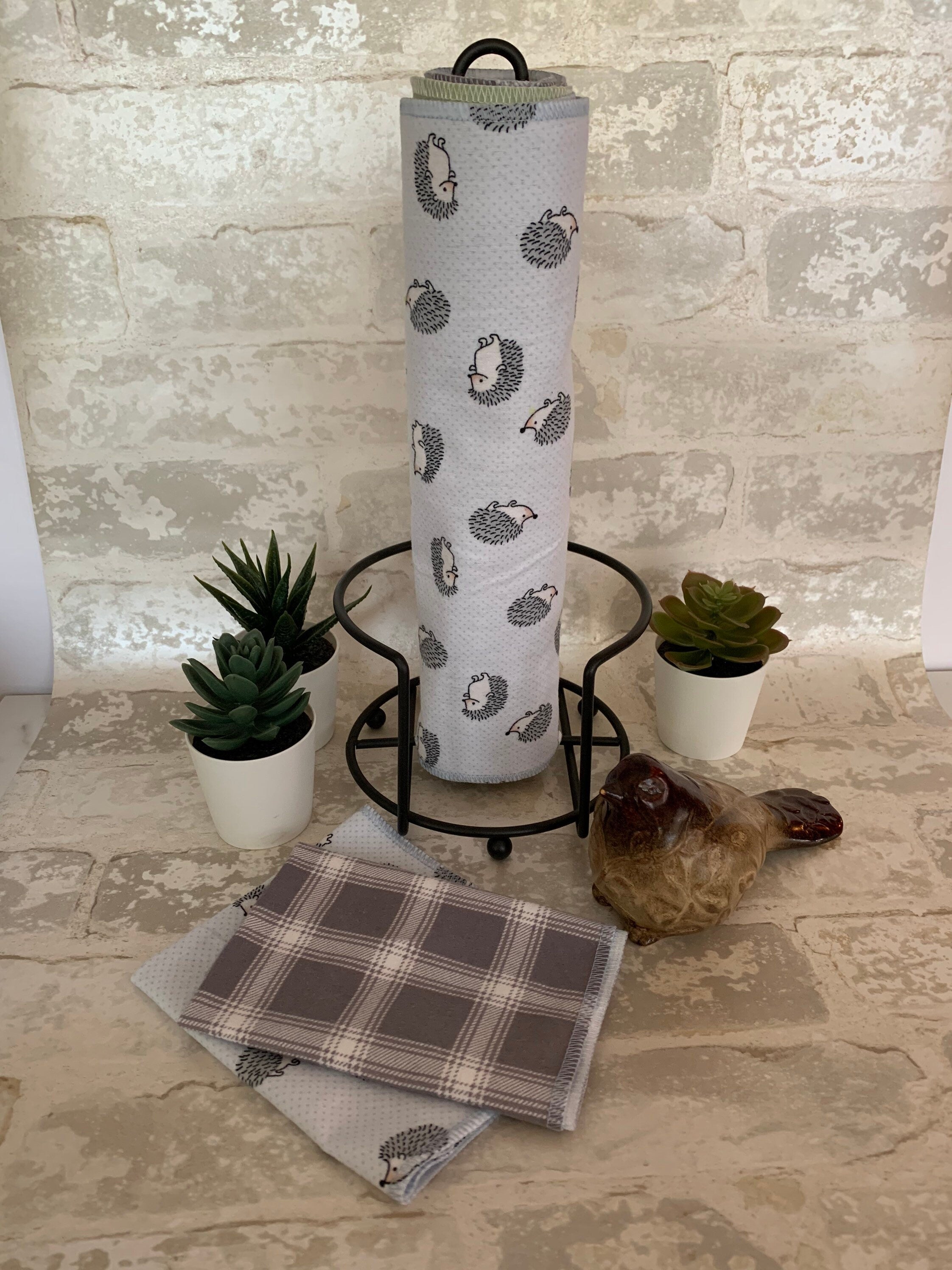 Eco Friendly Kitchen, Zero Waste kitchen, 1 Ply Cloth Unpaper towels, Natural Cleaning, Housewarming Gift, Paperless Kitchen Towels,