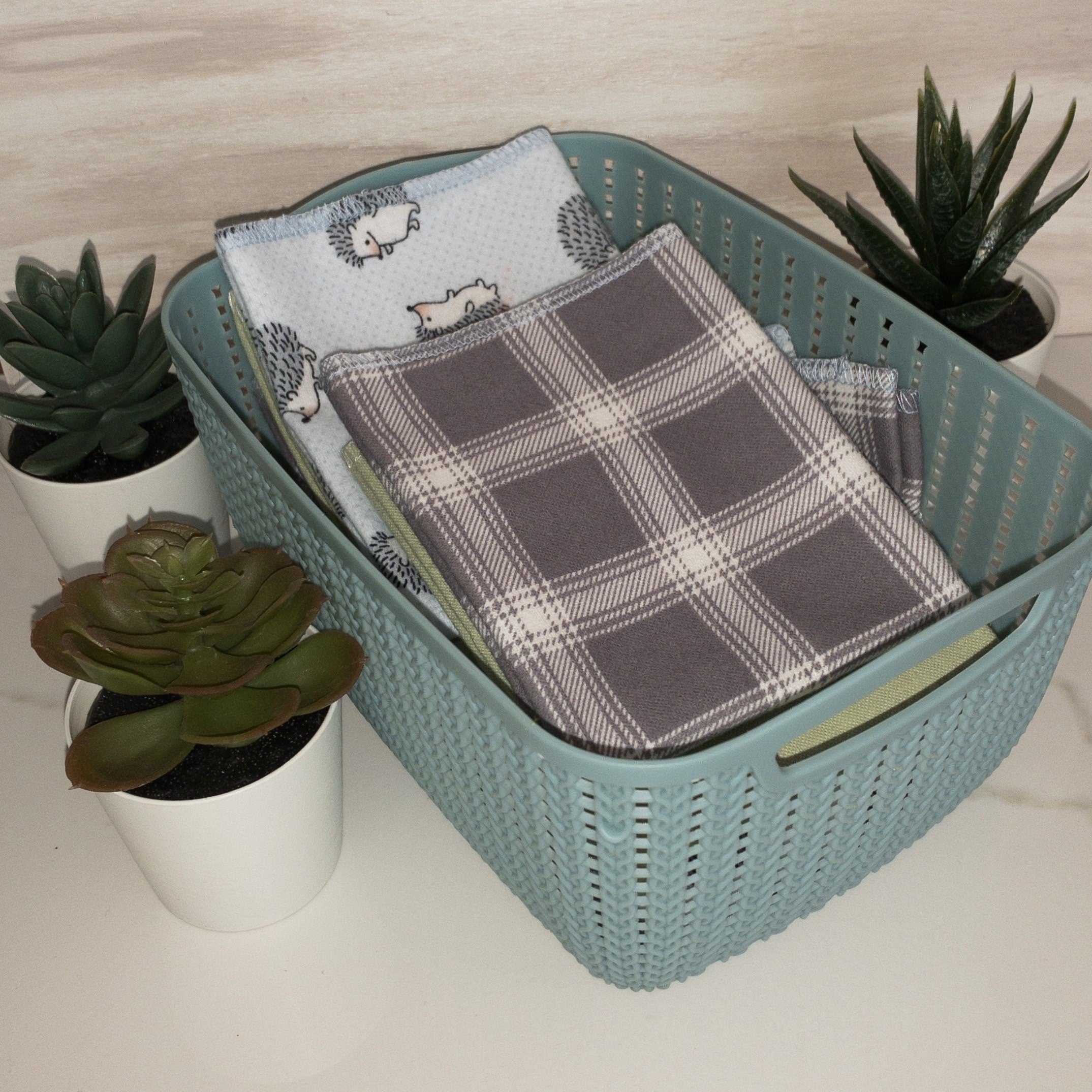 Eco Friendly Kitchen, Zero Waste kitchen, 1 Ply Cloth Unpaper towels, Natural Cleaning, Housewarming Gift, Paperless Kitchen Towels,