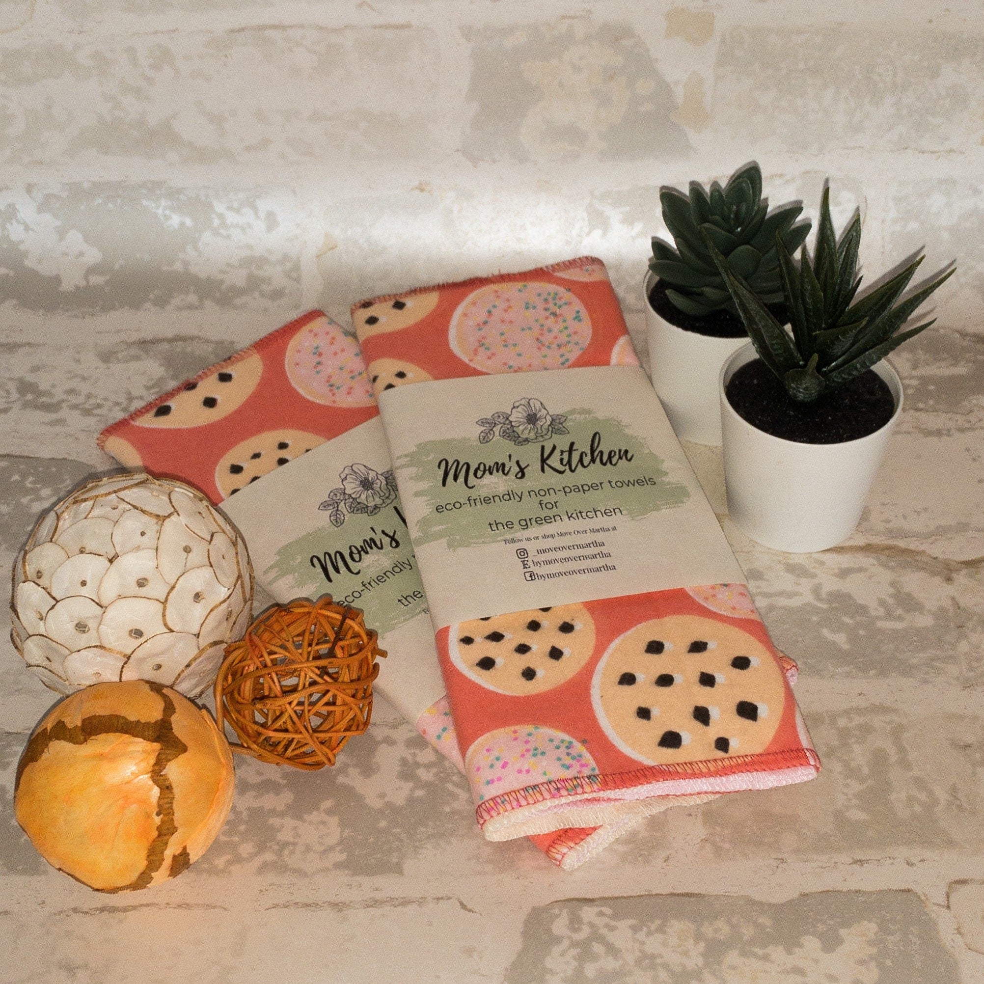 Eco Friendly Kitchen, Zero Waste kitchen, 1 Ply Cloth Unpaper towels, Natural Cleaning, Housewarming Gift, Paperless Kitchen Towels,