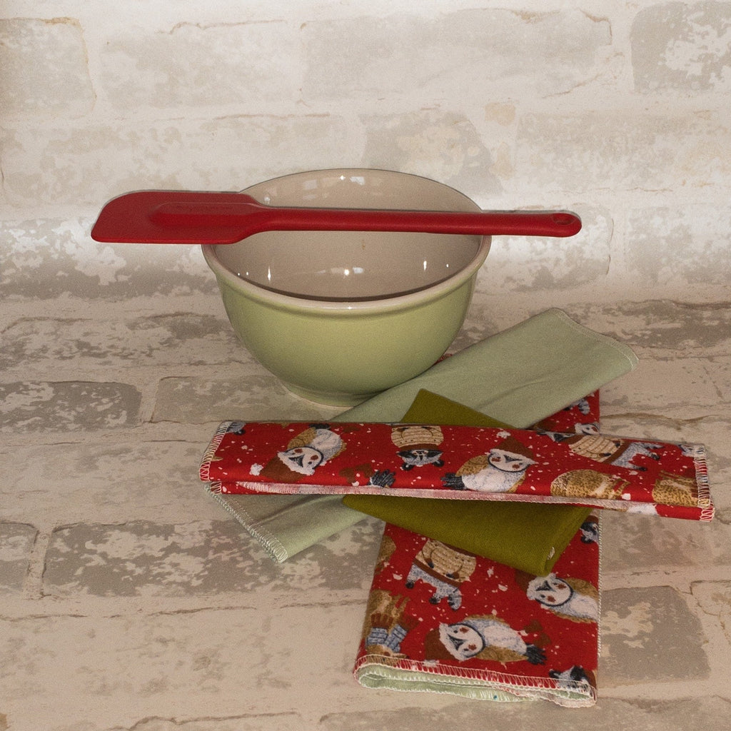 Eco Friendly Kitchen, Zero Waste kitchen, 1 Ply Cloth Unpaper towels, Natural Cleaning, Housewarming Gift, Paperless Kitchen Towels,