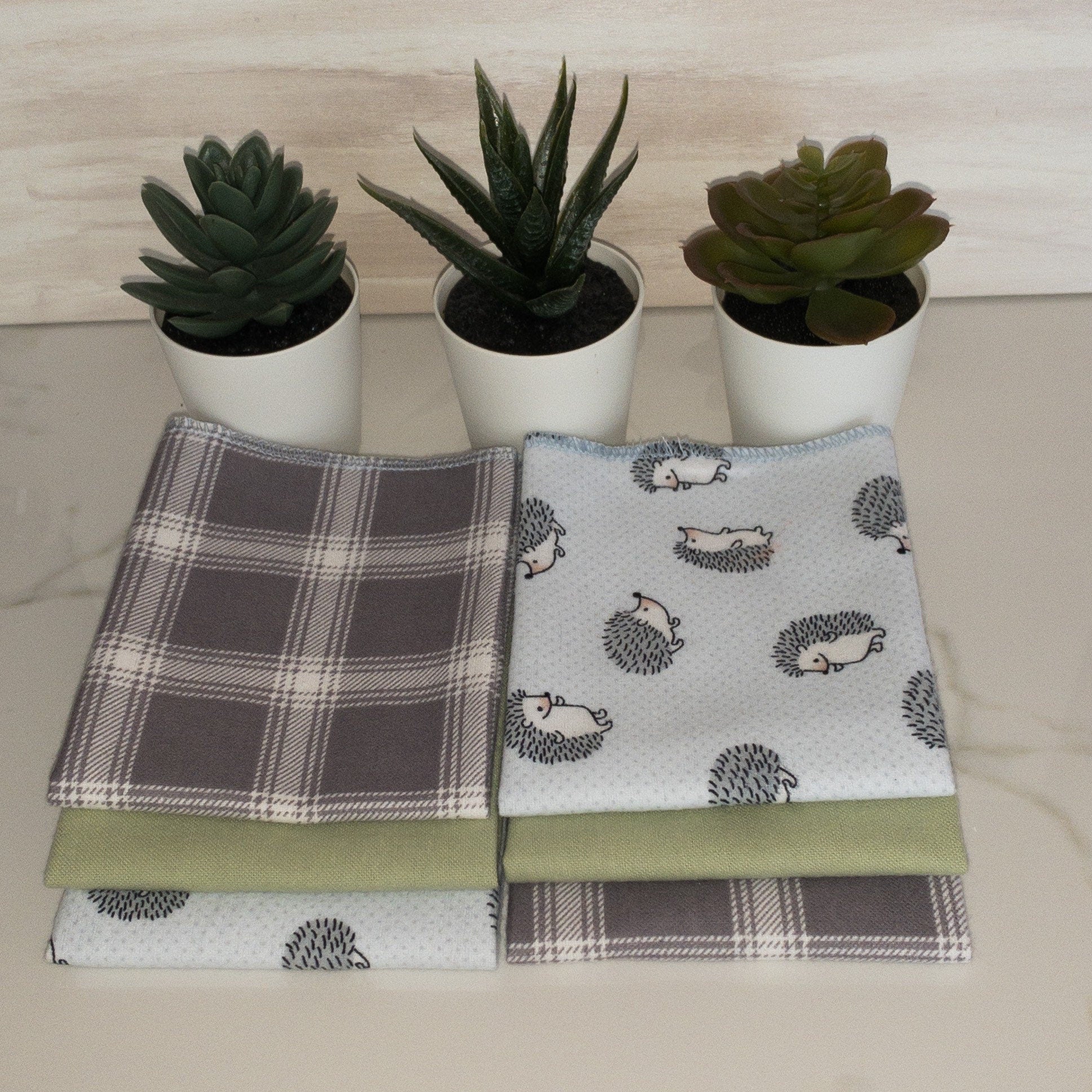 Eco Friendly Kitchen, Zero Waste kitchen, 1 Ply Cloth Unpaper towels, Natural Cleaning, Housewarming Gift, Paperless Kitchen Towels,