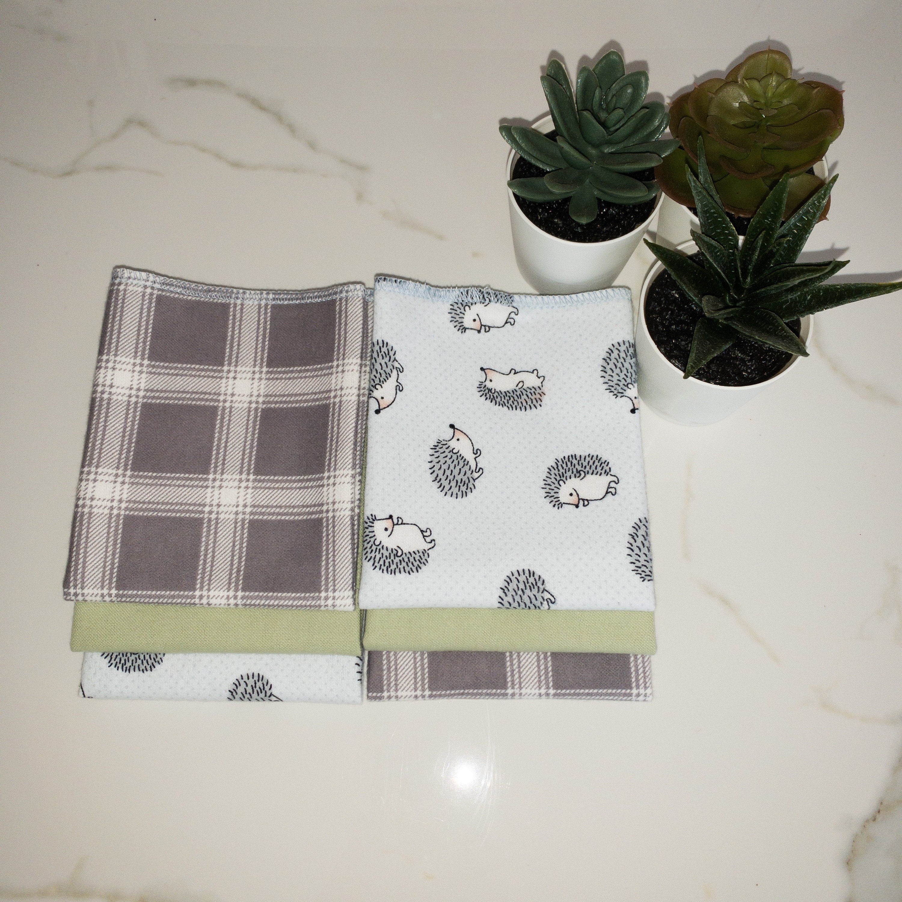 Eco Friendly Kitchen, Zero Waste kitchen, 1 Ply Cloth Unpaper towels, Natural Cleaning, Housewarming Gift, Paperless Kitchen Towels,