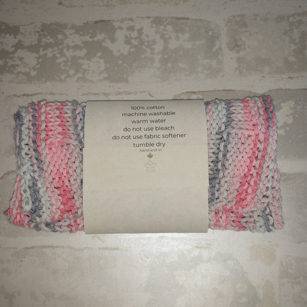 Hand Knitted Dish Cloths/ Cotton Dishcloth/ Eco Friendly Dishcloth/Green Kitchen Dishcloth/ Knitted Cloth/ Canadian Made Dishcloth/Kitchen