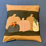 Charger l&#39;image dans la galerie, Fall Pillow, Pumpkin Pillow, Autumn decor pillow, Farmhouse Decor, Cottage Core , Upcycle Fall Decor, Living Room Pillow, OOAK Decor Pillow

