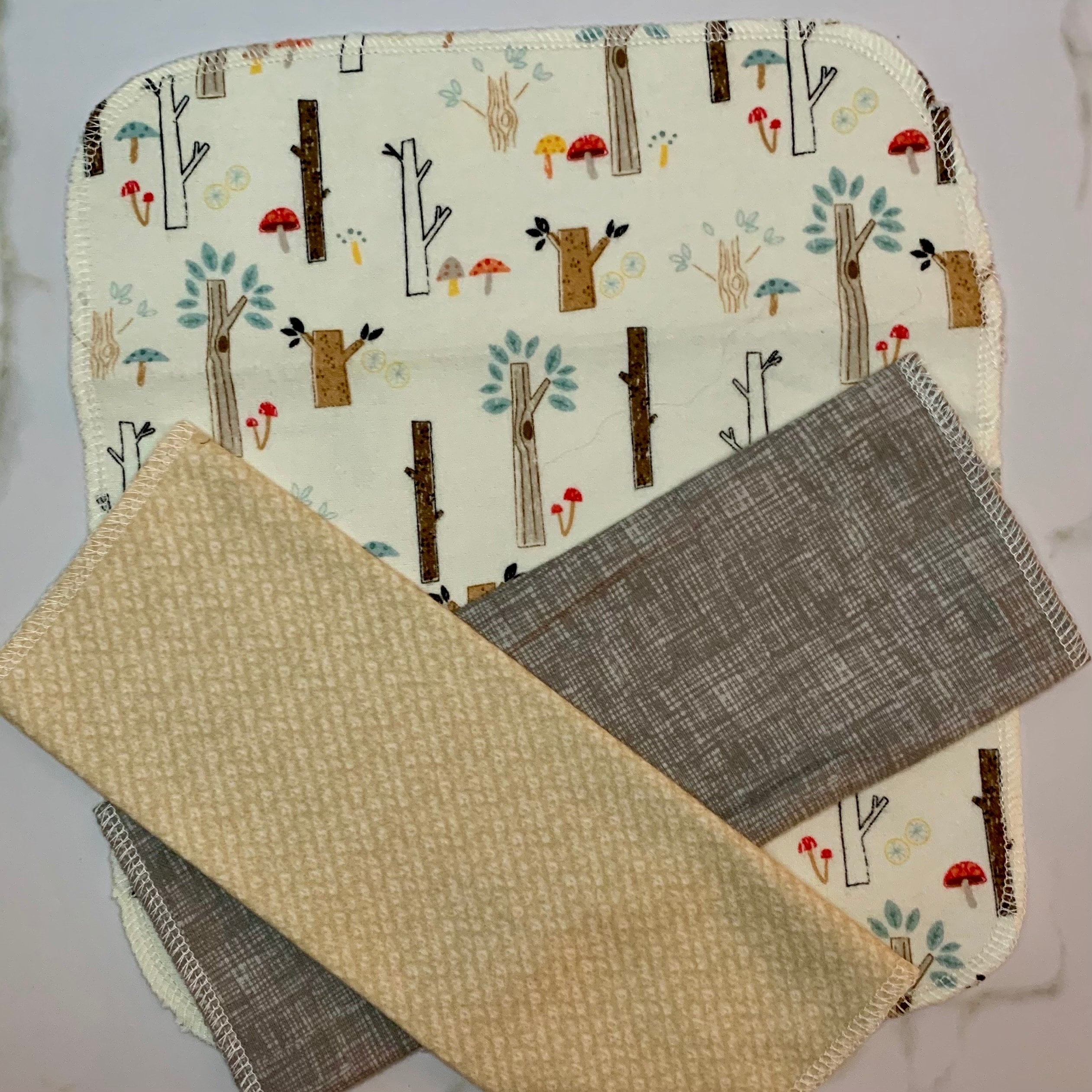 Eco Friendly Kitchen, Zero Waste kitchen, 1 Ply Cloth Unpaper towels, Natural Cleaning, Housewarming Gift, Paperless Kitchen Towels, Napkins