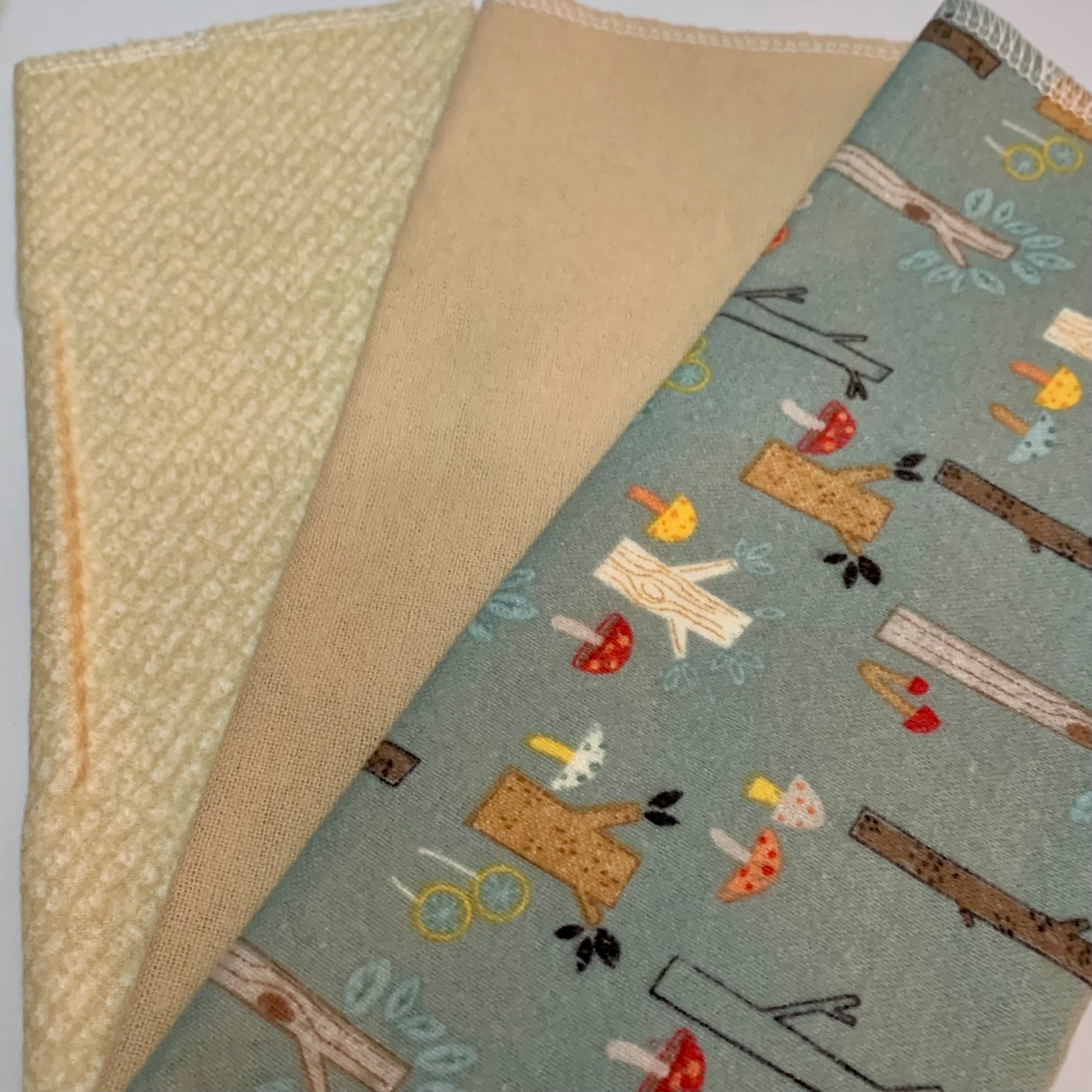 Eco Friendly Kitchen, Zero Waste kitchen, 1 Ply Cloth Unpaper towels, Natural Cleaning, Housewarming Gift, Paperless Kitchen Towels, Napkins