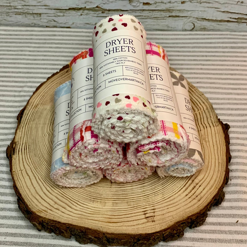 Reusable dryer sheets