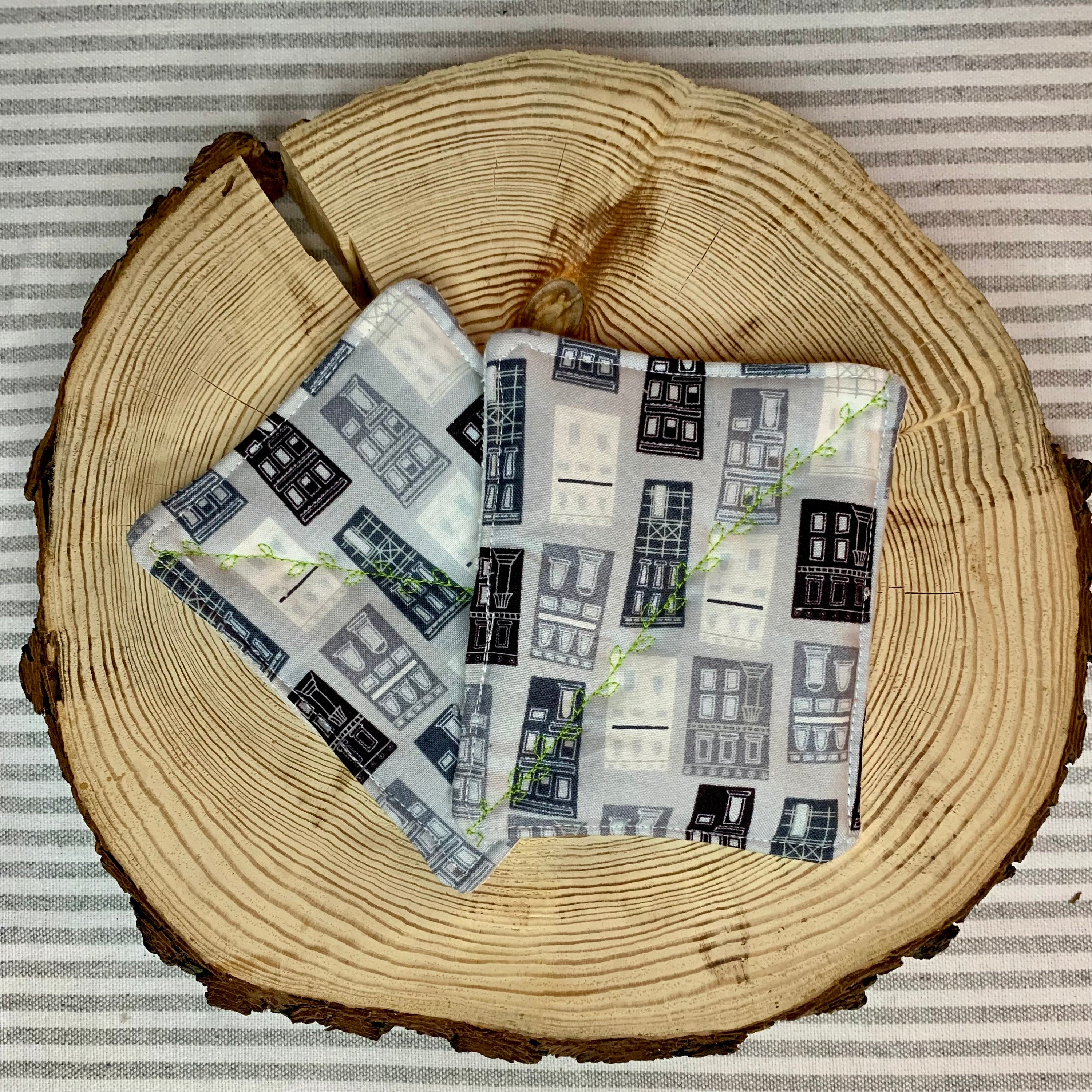 Reusable Sponges/Printed Sponges/Cotton Sponges/Handmade Sponges/Earth friendly Sponges/Gentle Sponges/Washable Sponges/